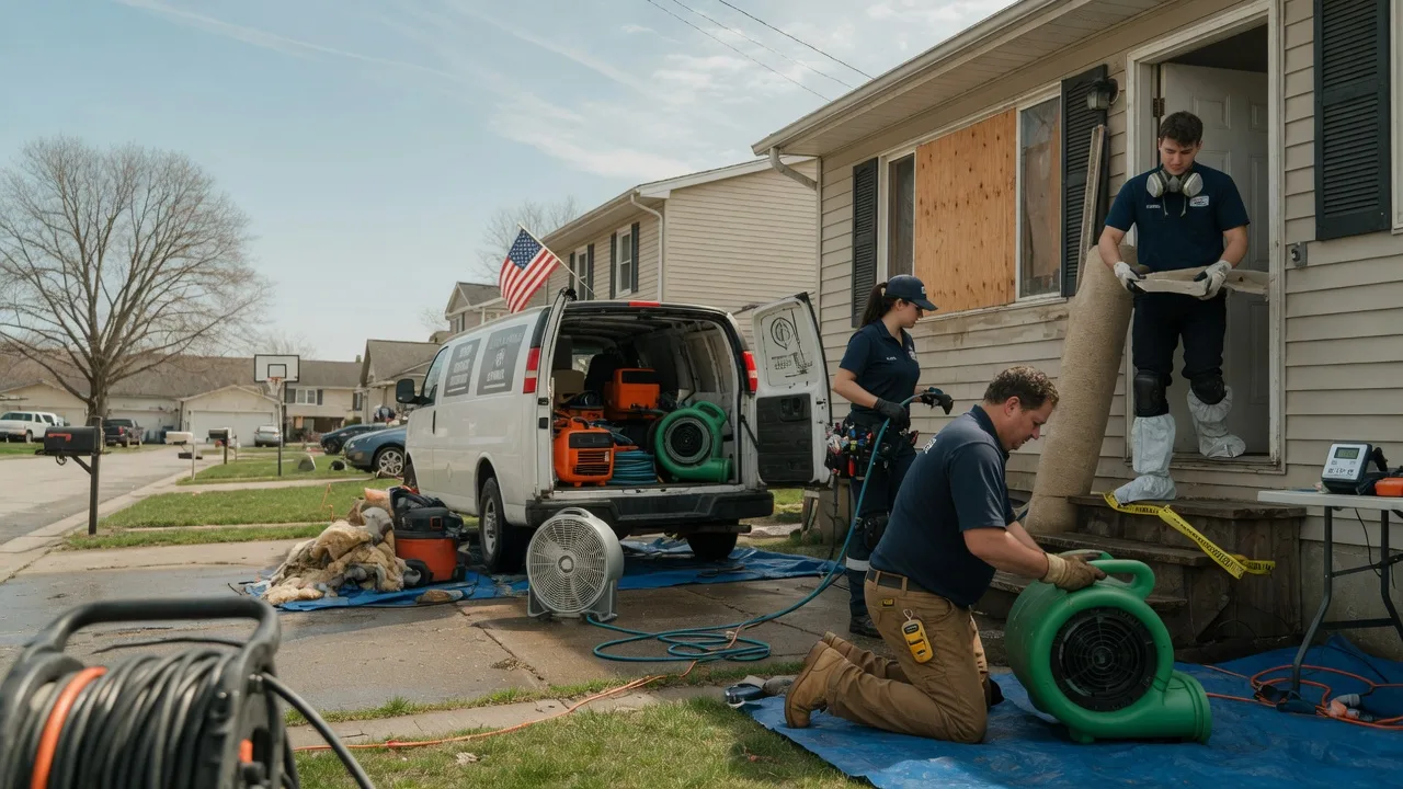Water Damage Restoration in Ashley, IN near me